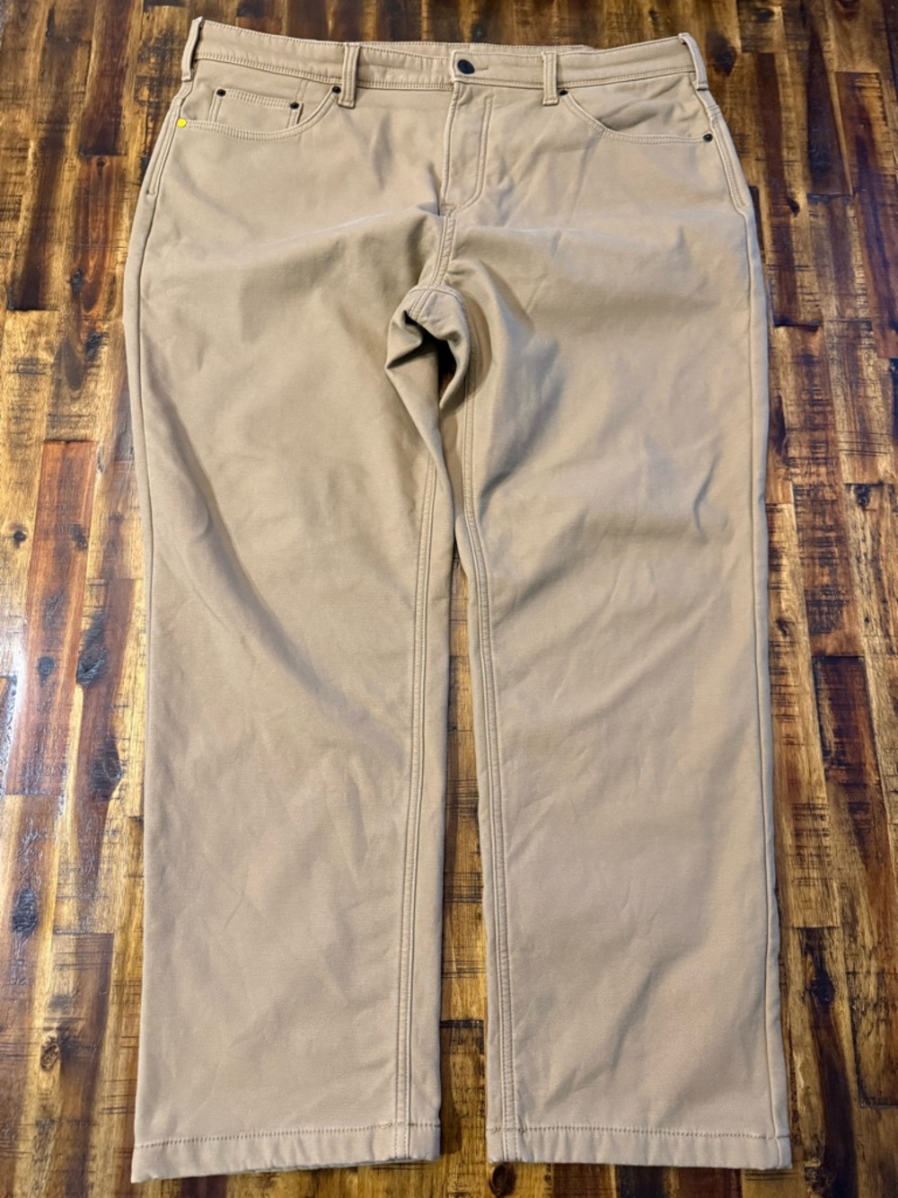 ๐ Men's CAT fleece lined pants. Durable, warm. sz 40x32 caterpillar thick NWOT - Picture 7 of 7
